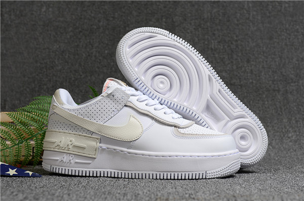 Women's Air Force 1 Low Top White Shoes 040